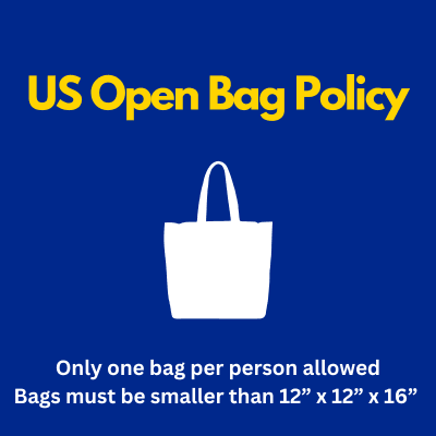 us open bag policy