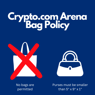 crypto.com arena bag policy