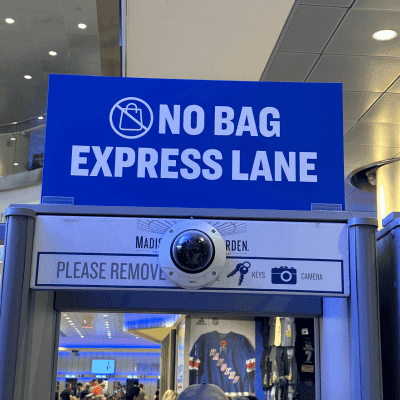 msg no bag express lane