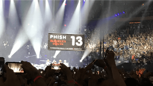 phish msg bakers dozen banner