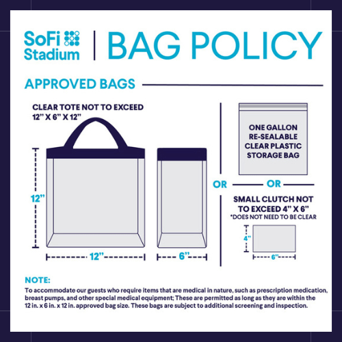 🥢BTS ⟭⟬ Merch⁷⟬⟭🔍⍤⃝🔎 on X: SoFi Stadium bags should be